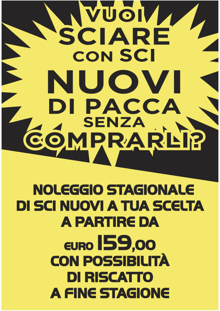 Privato: NOLEGGIO SCI