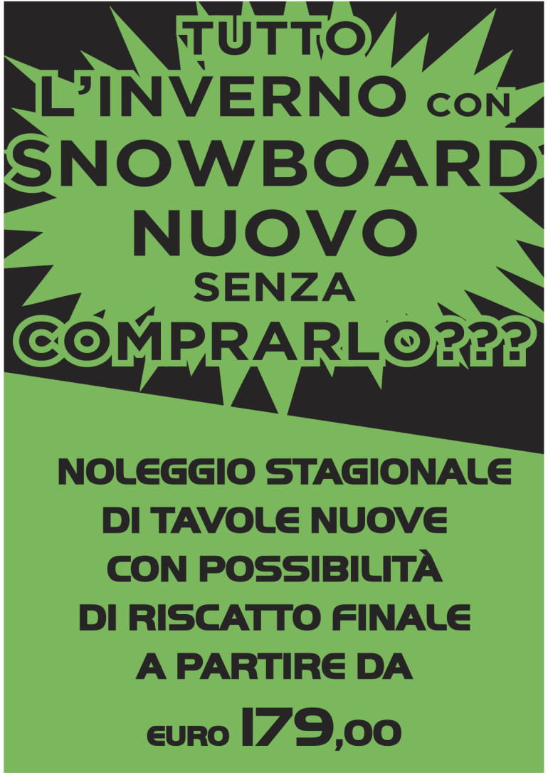 Privato: NOLEGGIO SNOWBOARD